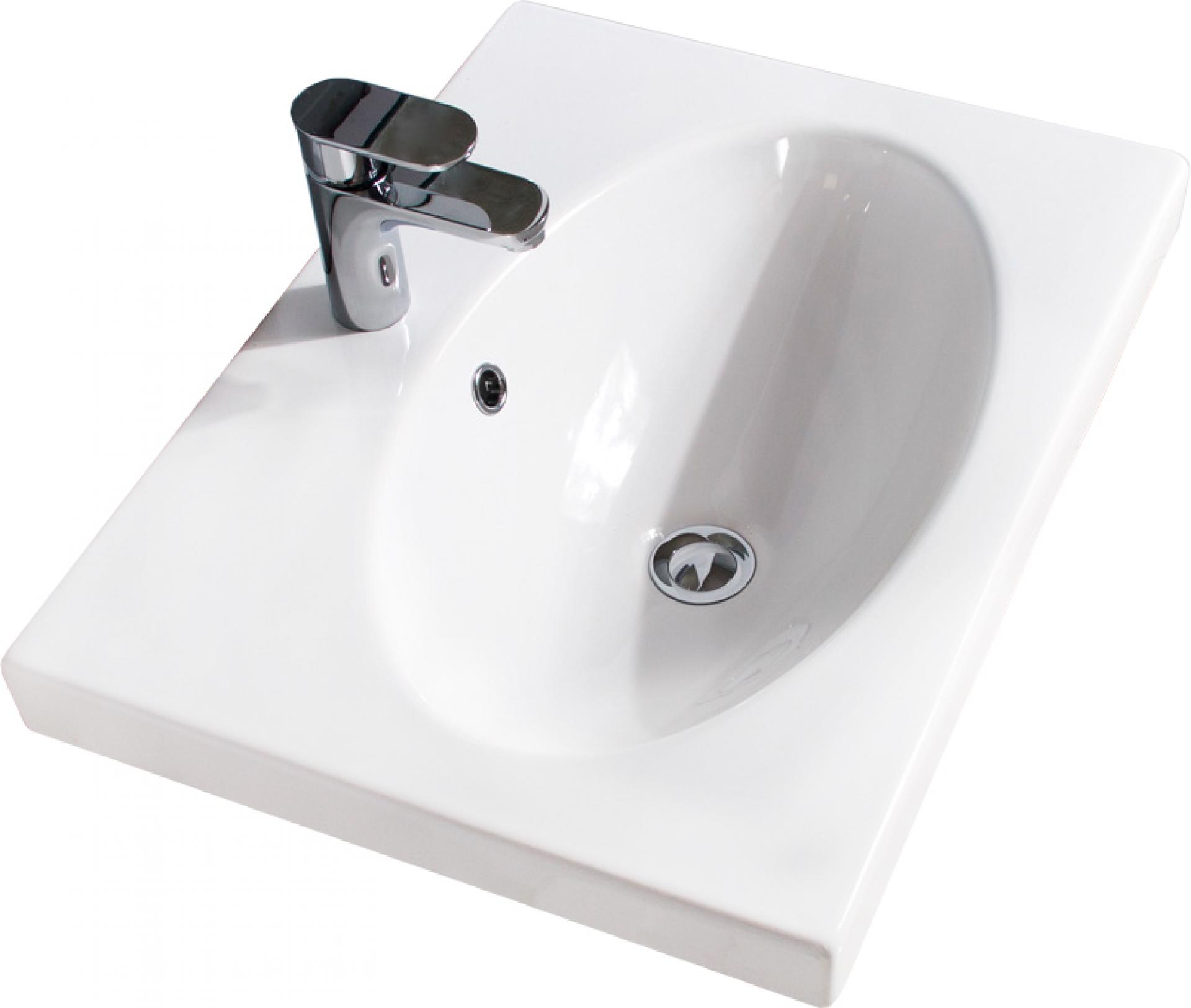 Тумба с раковиной BelBagno Fly 70 bianco lucido