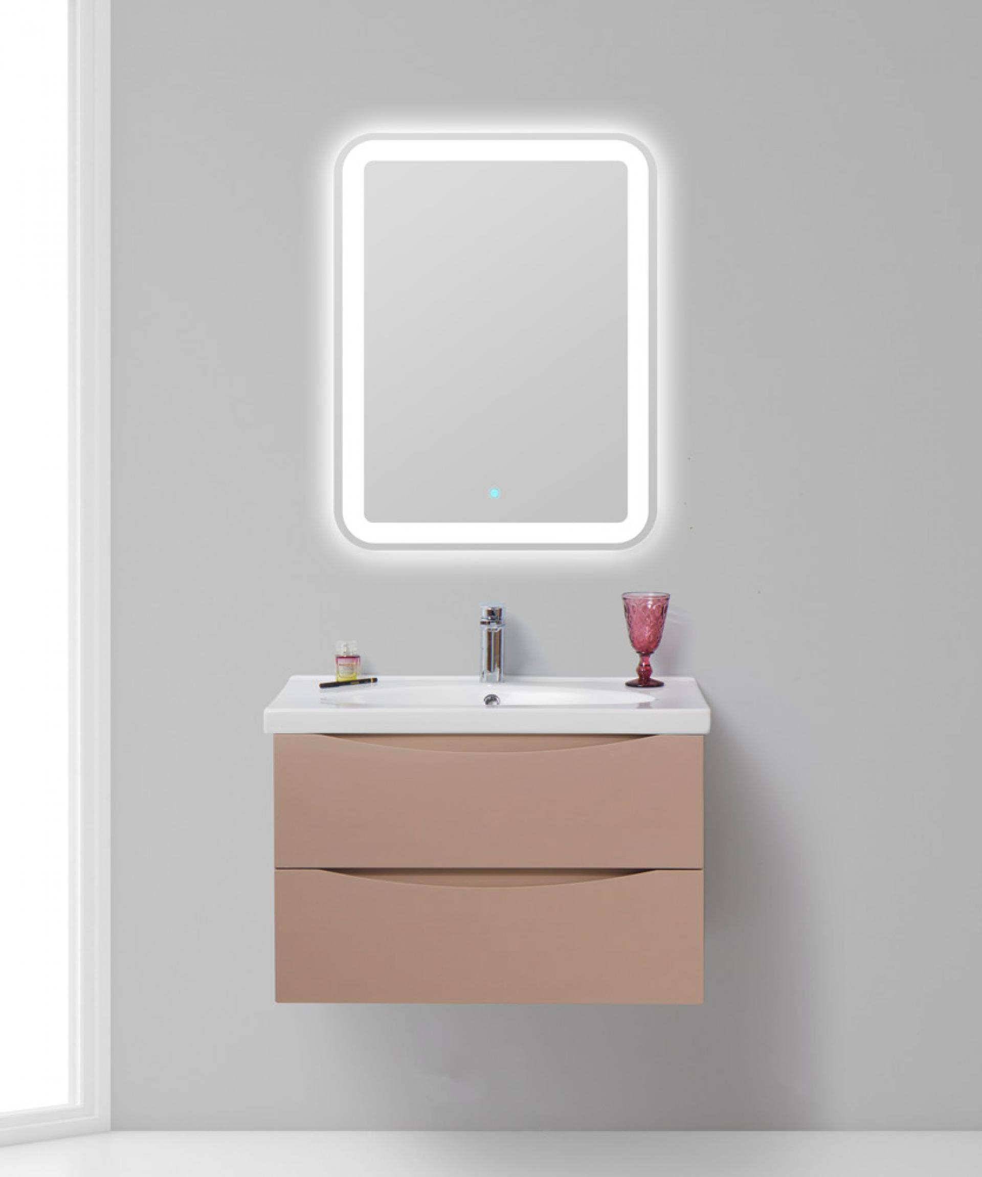 Тумба с раковиной BelBagno Fly 70 cappuccino lucido