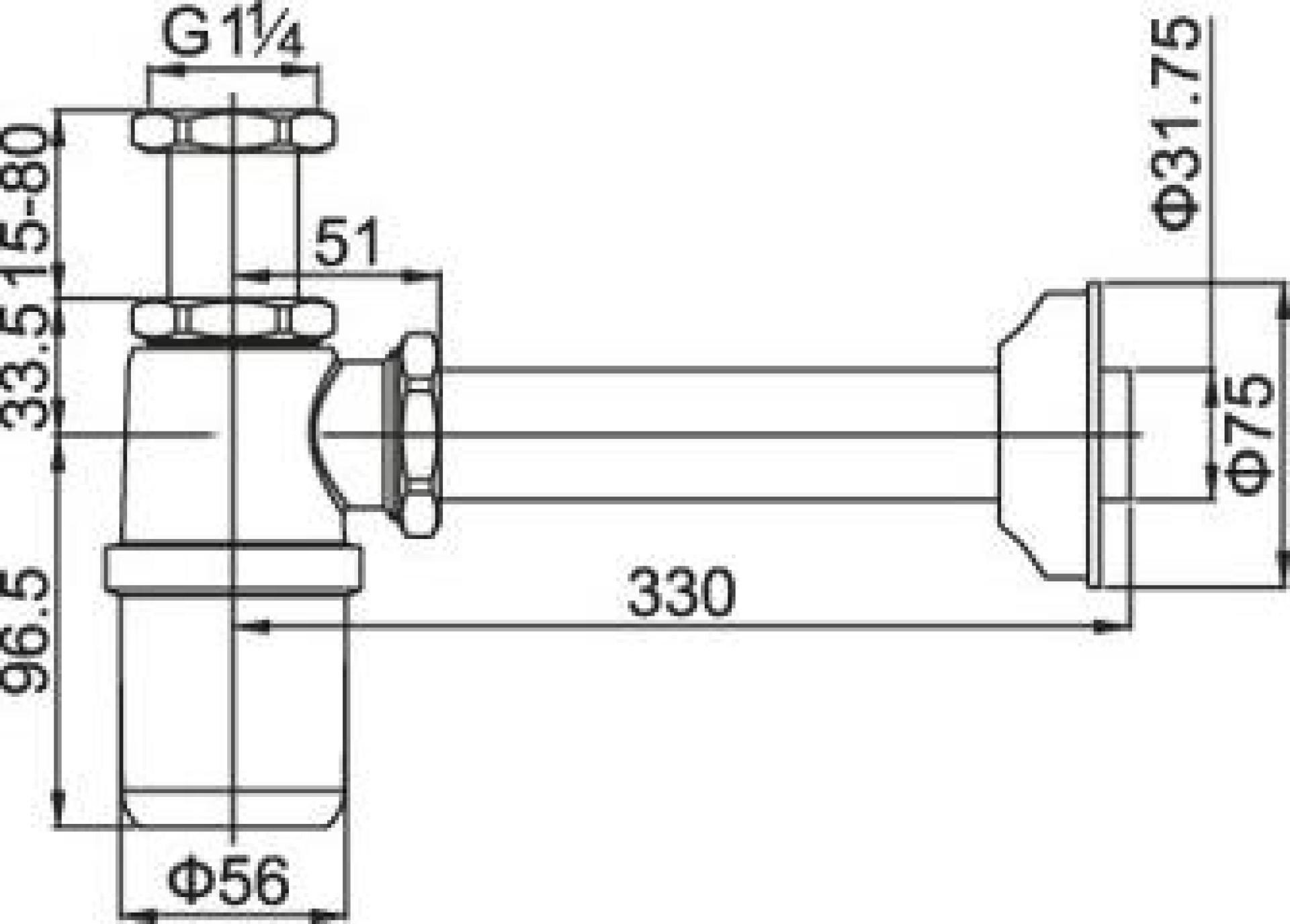 Сифон для раковины Cezares CZR-SBA-03, золото