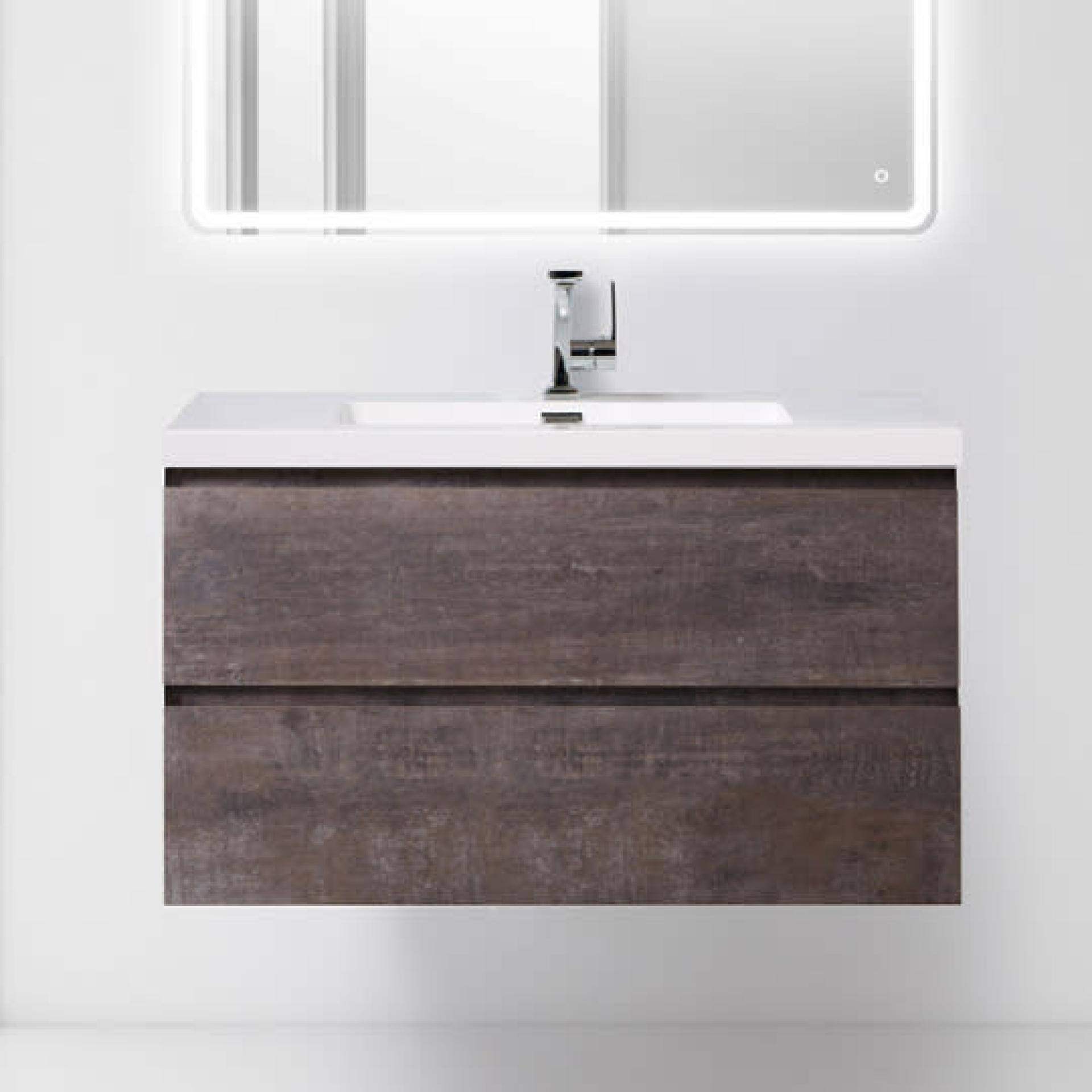 Тумба для комплекта BelBagno LUCE-1000-2C-SO-PT stone