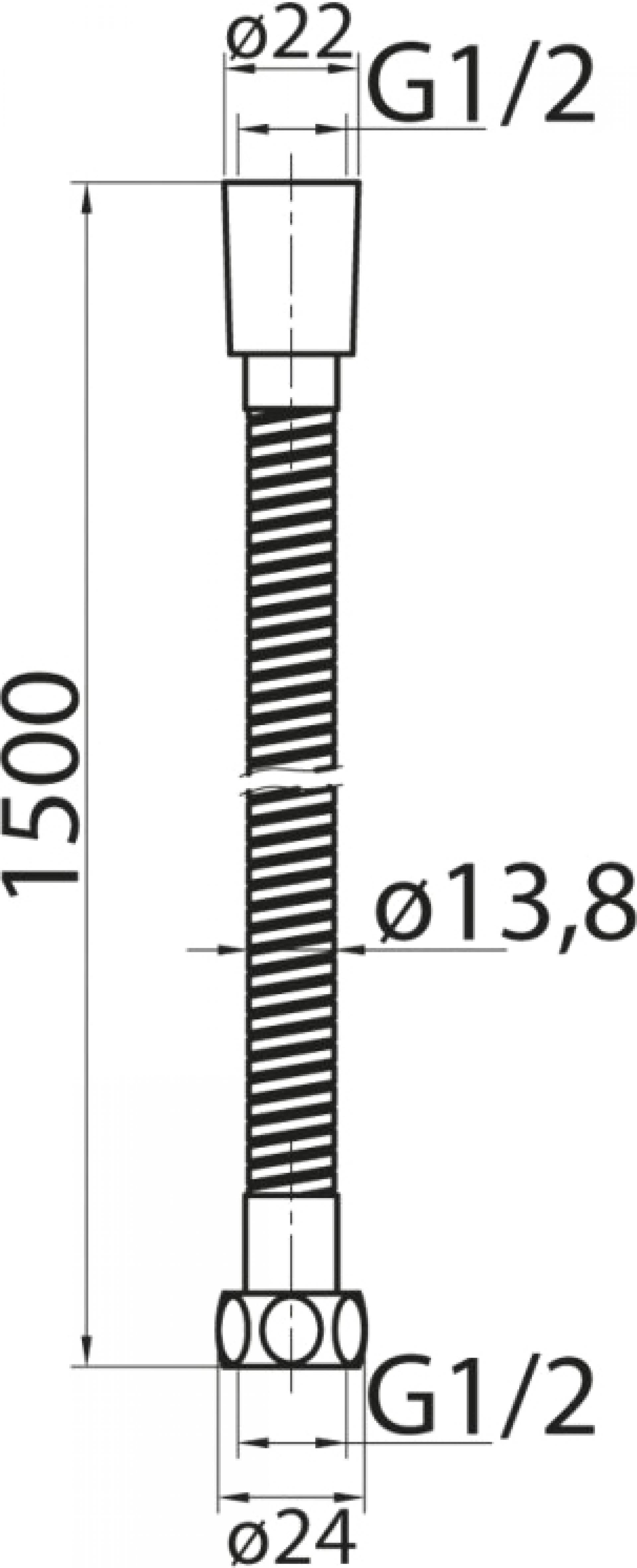 Душевой шланг Cezares CZR-FMDC2-150-01