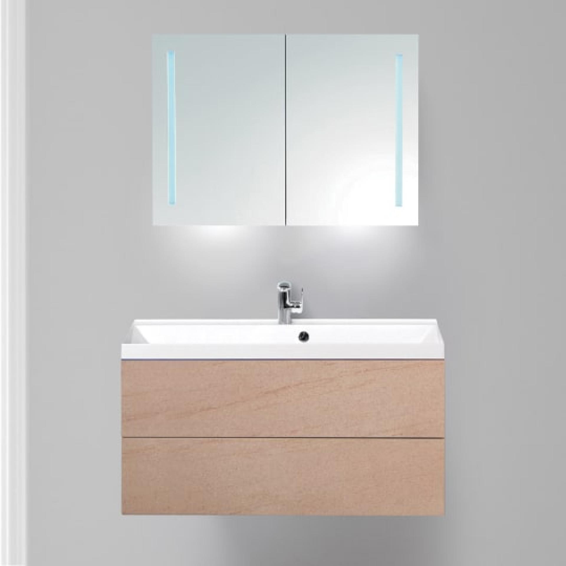 Тумба для комплекта BelBagno REGINA-1000-2C-SO-RB-BLUM rosso basalto