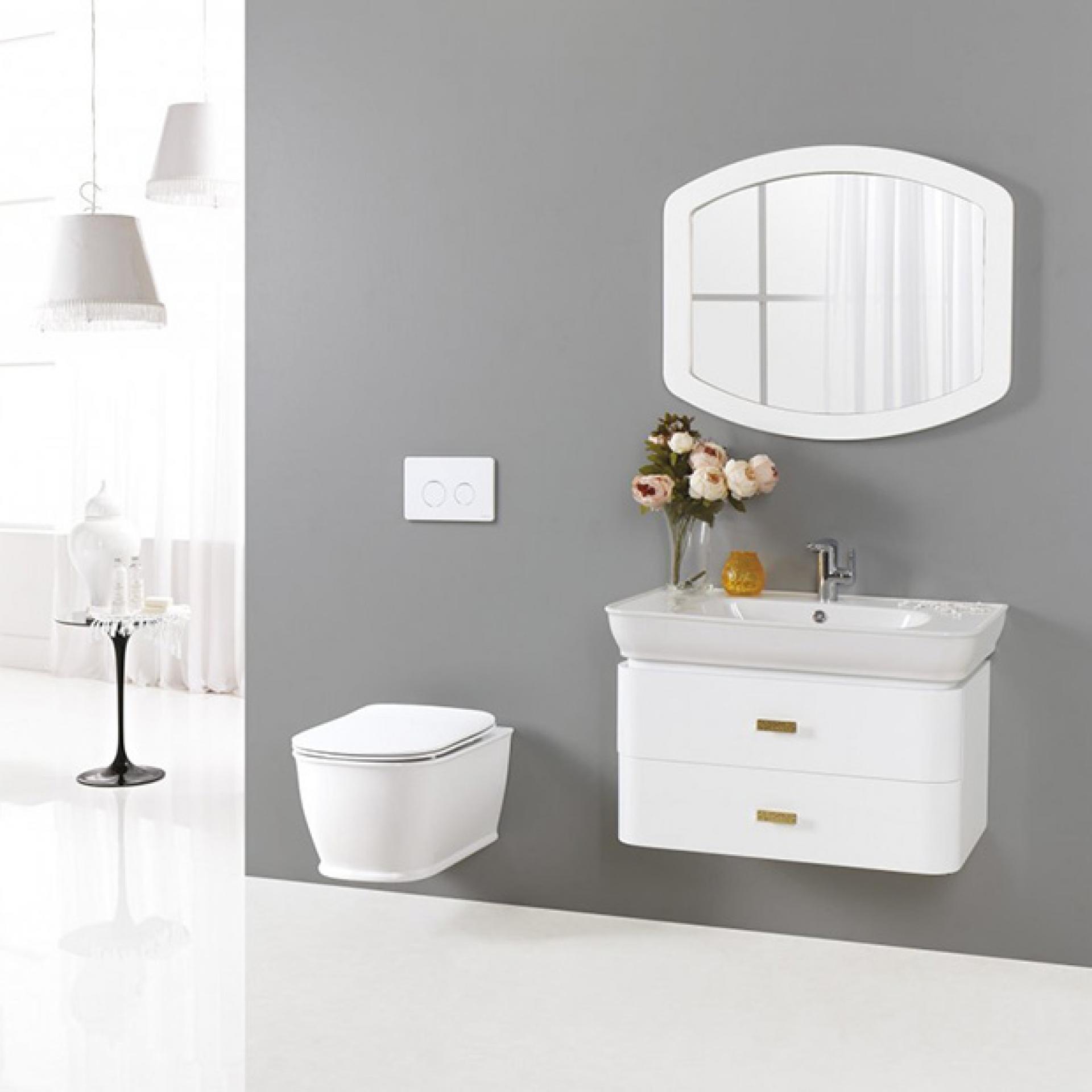 Тумба для комплекта BelBagno PRADO-800-2C-SO-BL bianco lucido