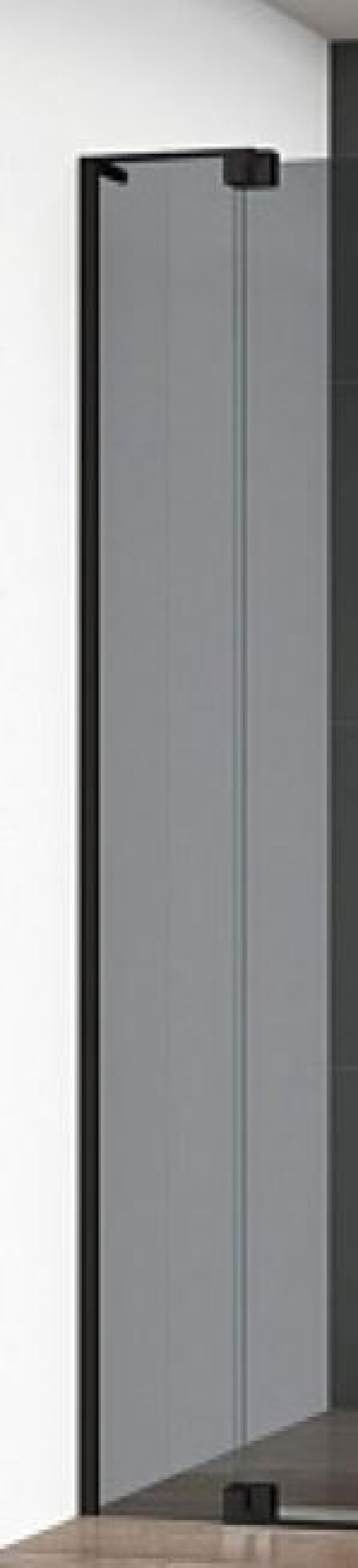 Перегородка душевая Cezares Slider 24.6 SLIDER-B-1-GL-FIX-GRIGIO стекло тонированное