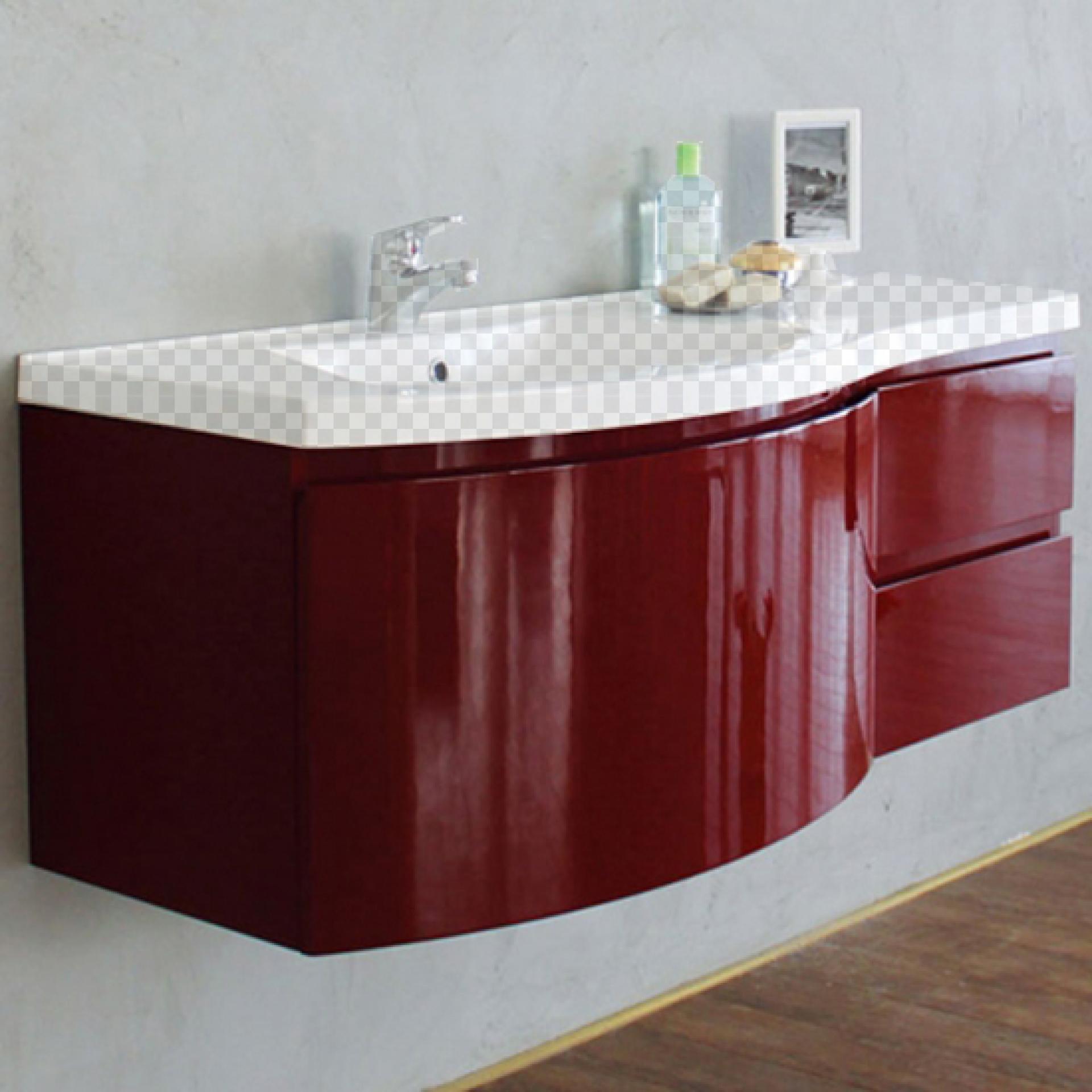 Тумба для комплекта BelBagno Prospero BB1200DC/RL rosso lucido