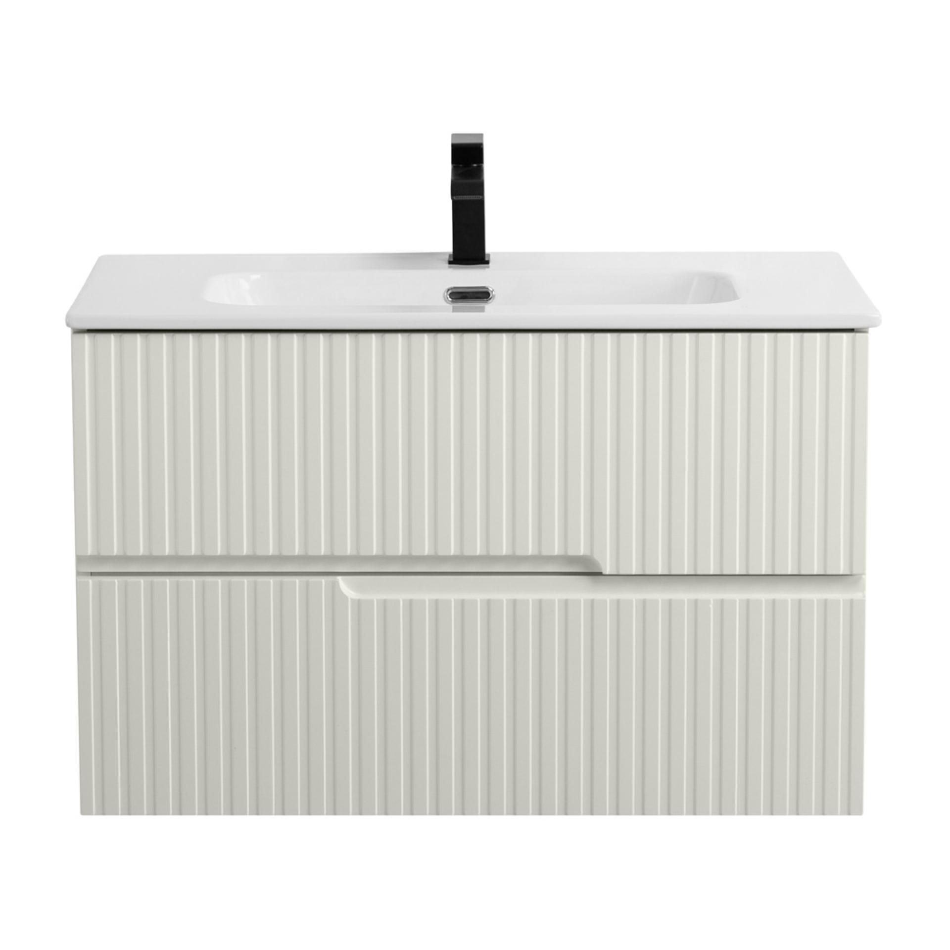 Тумба под раковину Cezares Duet-n 80 DUET-N-800-2C-SO-AS-P альпака брашированная