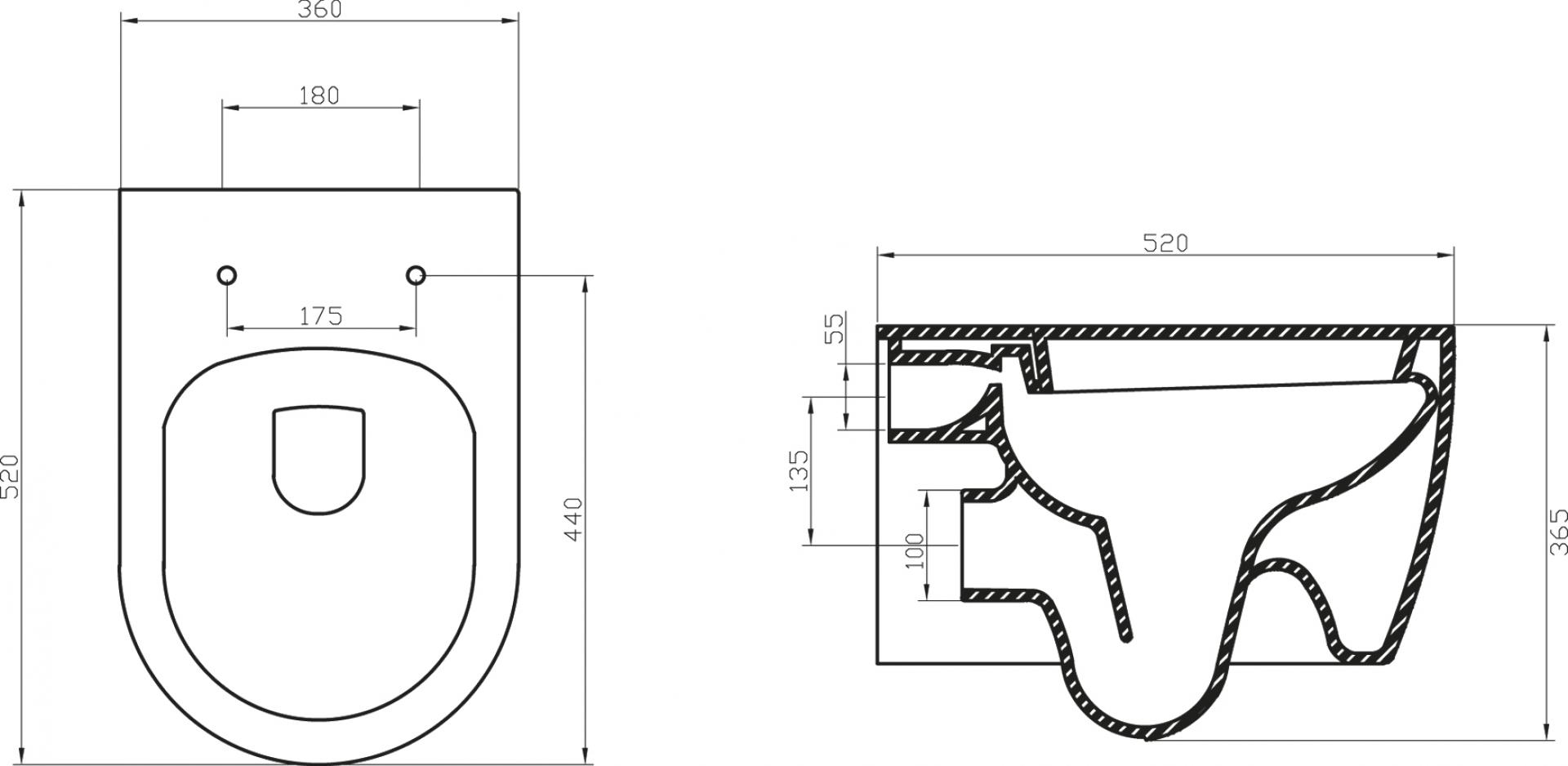 Унитаз подвесной BelBagno Marino BB105CH