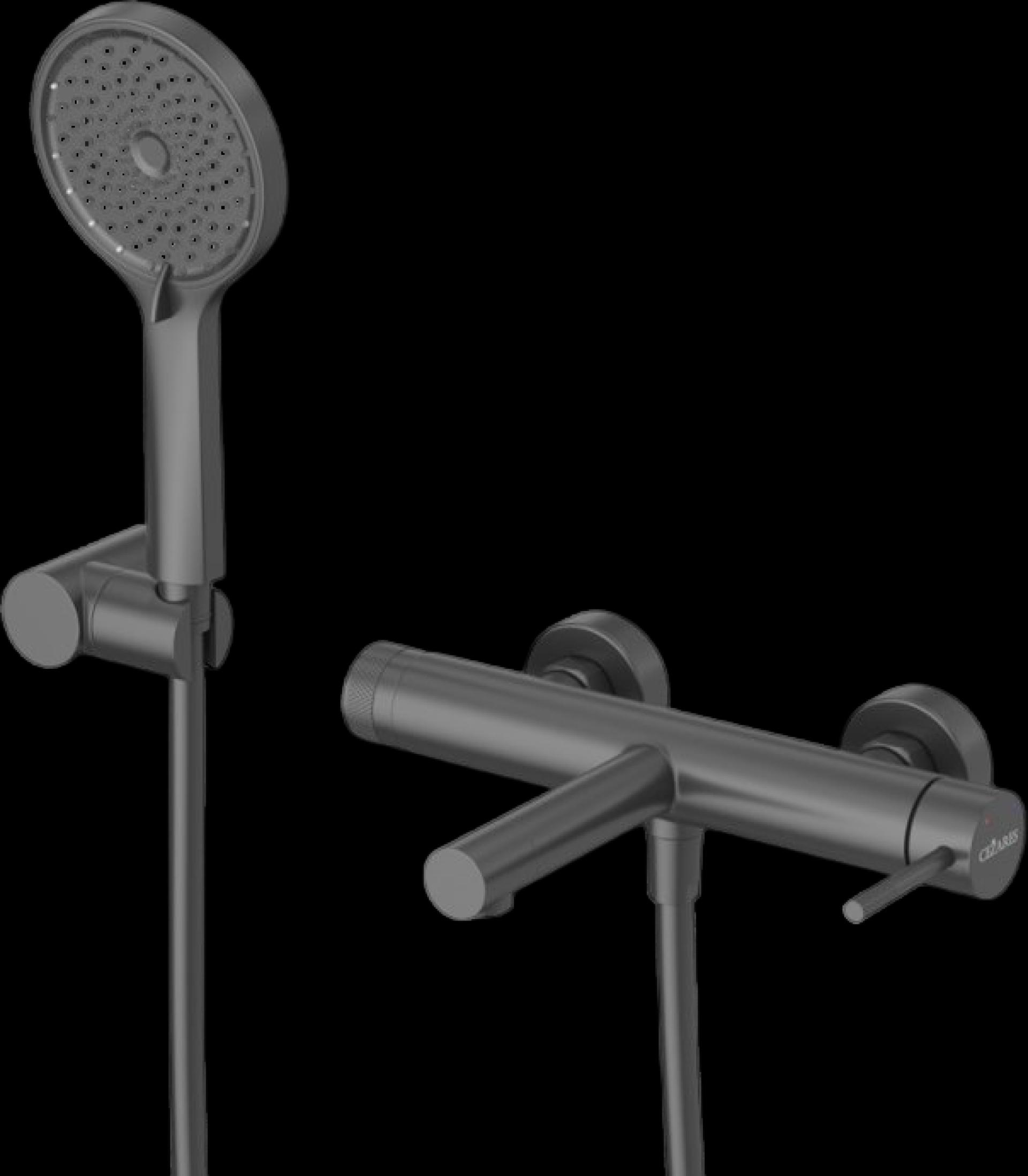 Смеситель для ванны с душем Cezares Relax RELAX-VD-NOP черный матовый