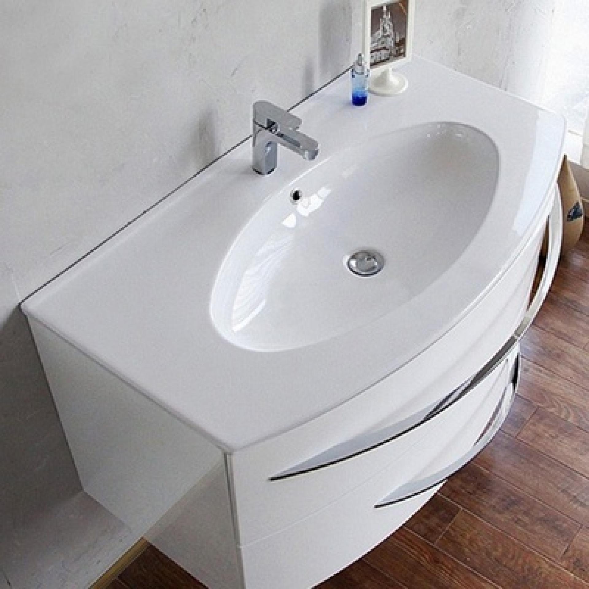 Тумба для комплекта BelBagno Prospero BB900DCN2C/BL-BB900TPL bianco lucido