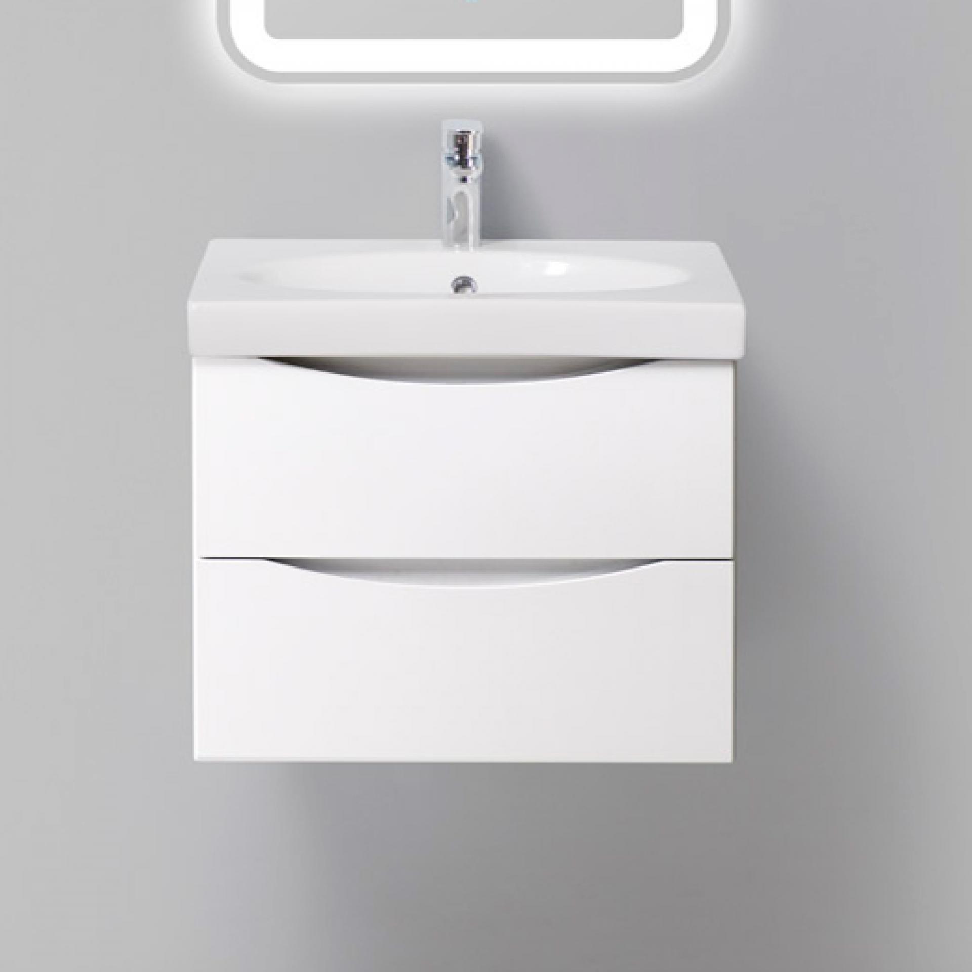 Тумба с раковиной BelBagno Fly 60 bianco lucido