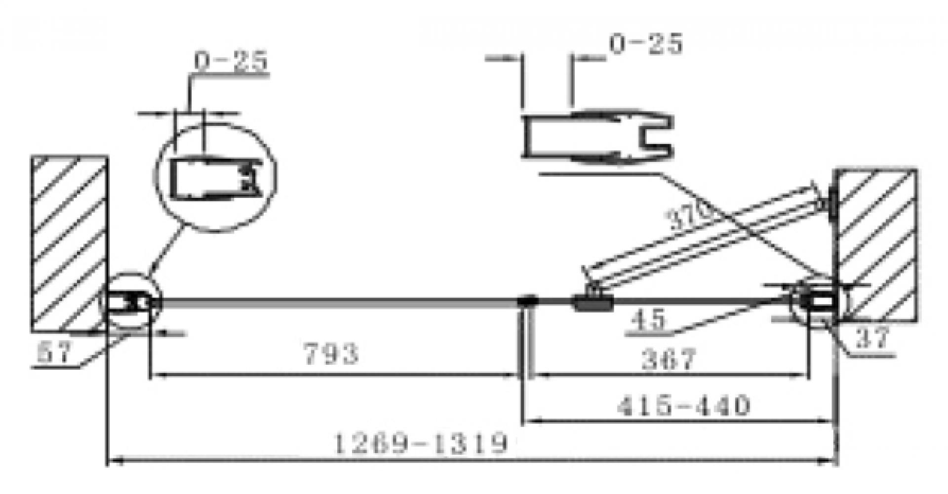 Душевая дверь в нишу Cezares Triumph B11 40/90 P Cr L