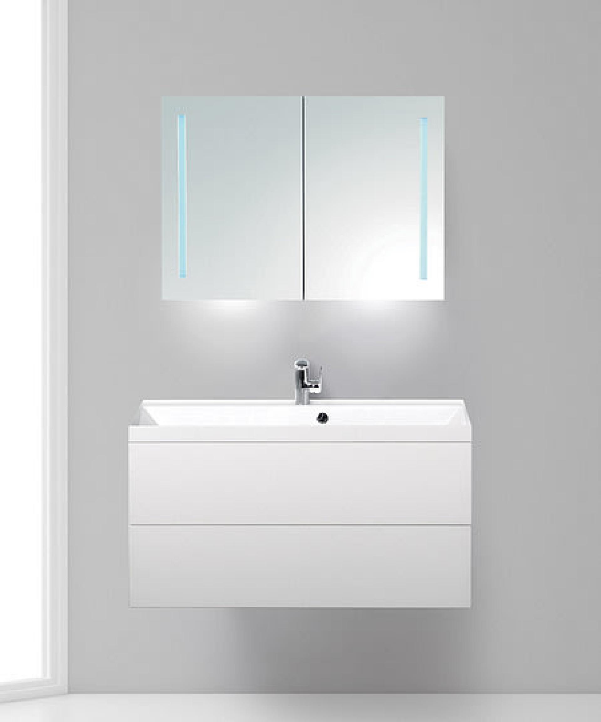 Тумба для комплекта BelBagno REGINA-1000-2C-SO-BO-P-BLUM bianco opaco