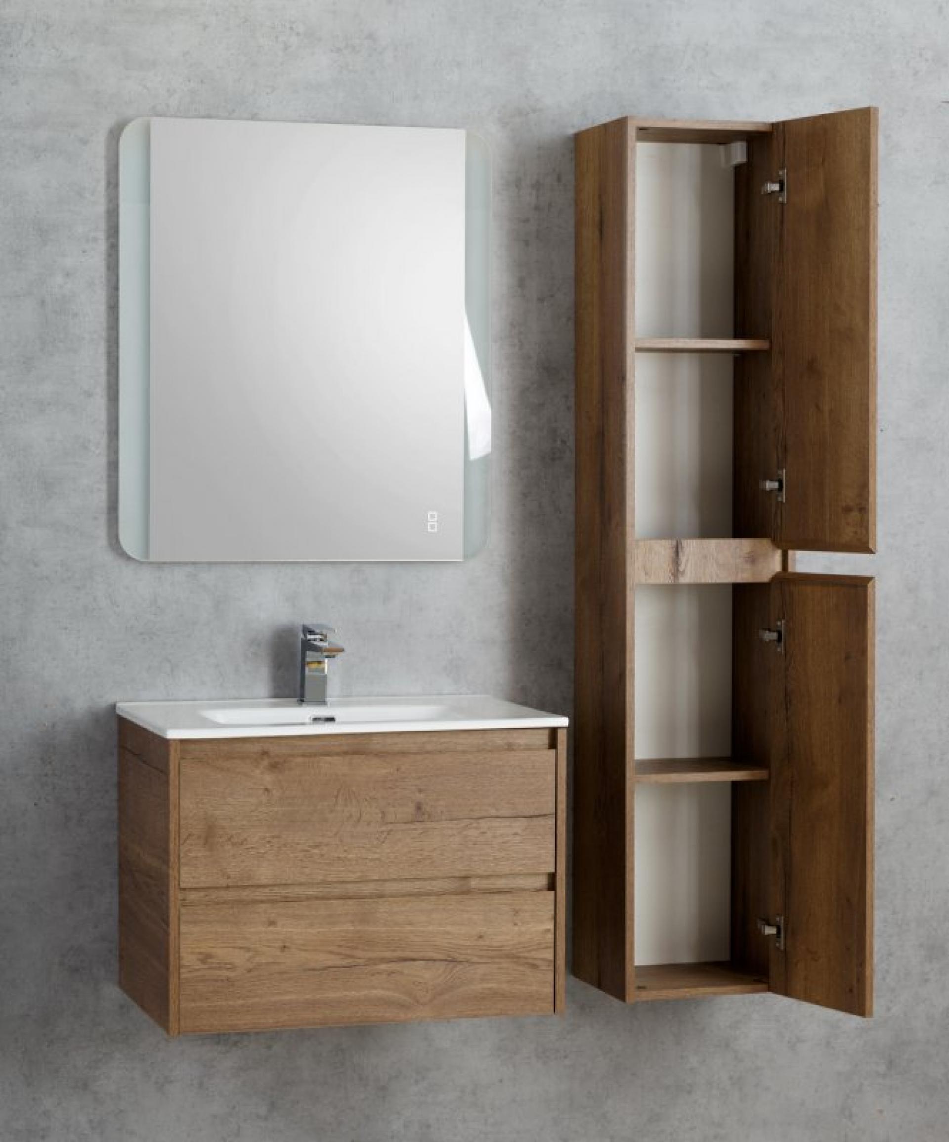 Шкаф-пенал BelBagno KRAFT-1600-2A-SC-RNN-R rovere nebrasca nature