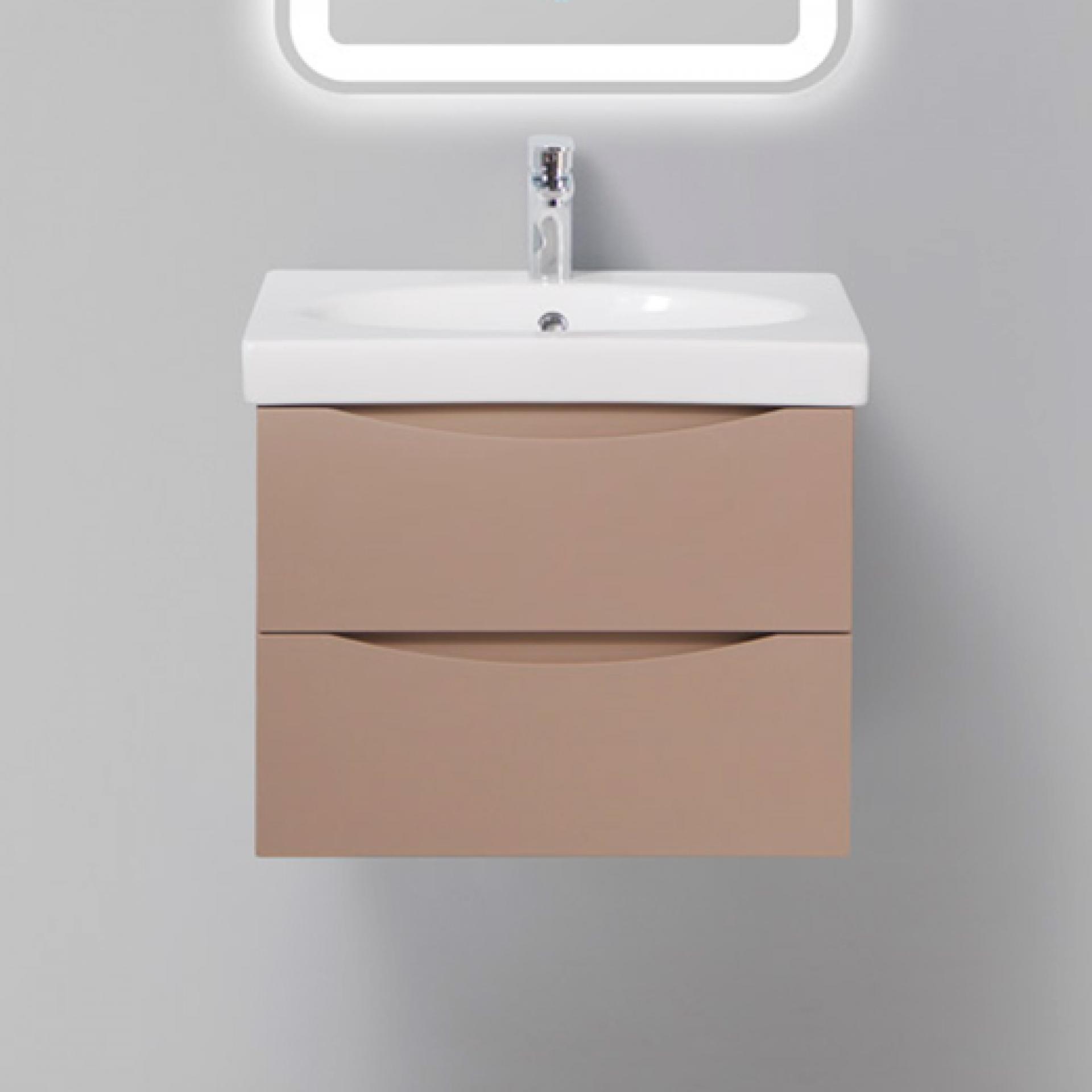 Тумба с раковиной BelBagno Fly 60 cappuccino lucido