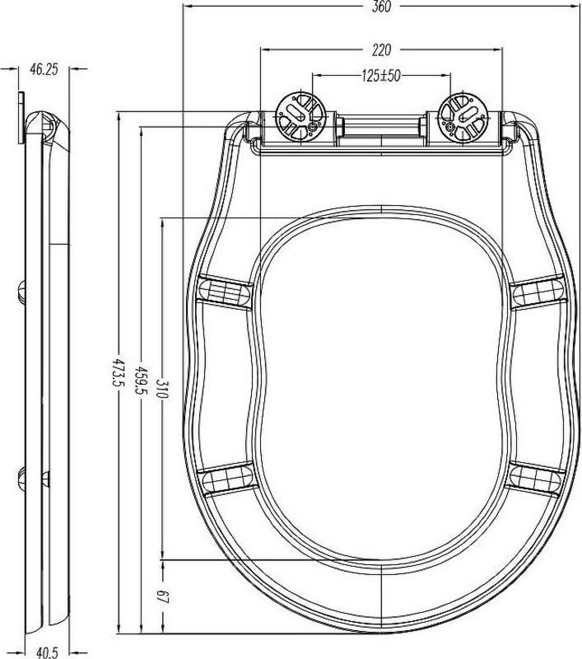 Крышка-сиденье BelBagno Boheme BB115SC с микролифтом, белый