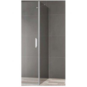 Перегородка душевая Cezares Bellagio 80 BELLAGIO-80-GL-FIX-C-GM стекло прозрачное