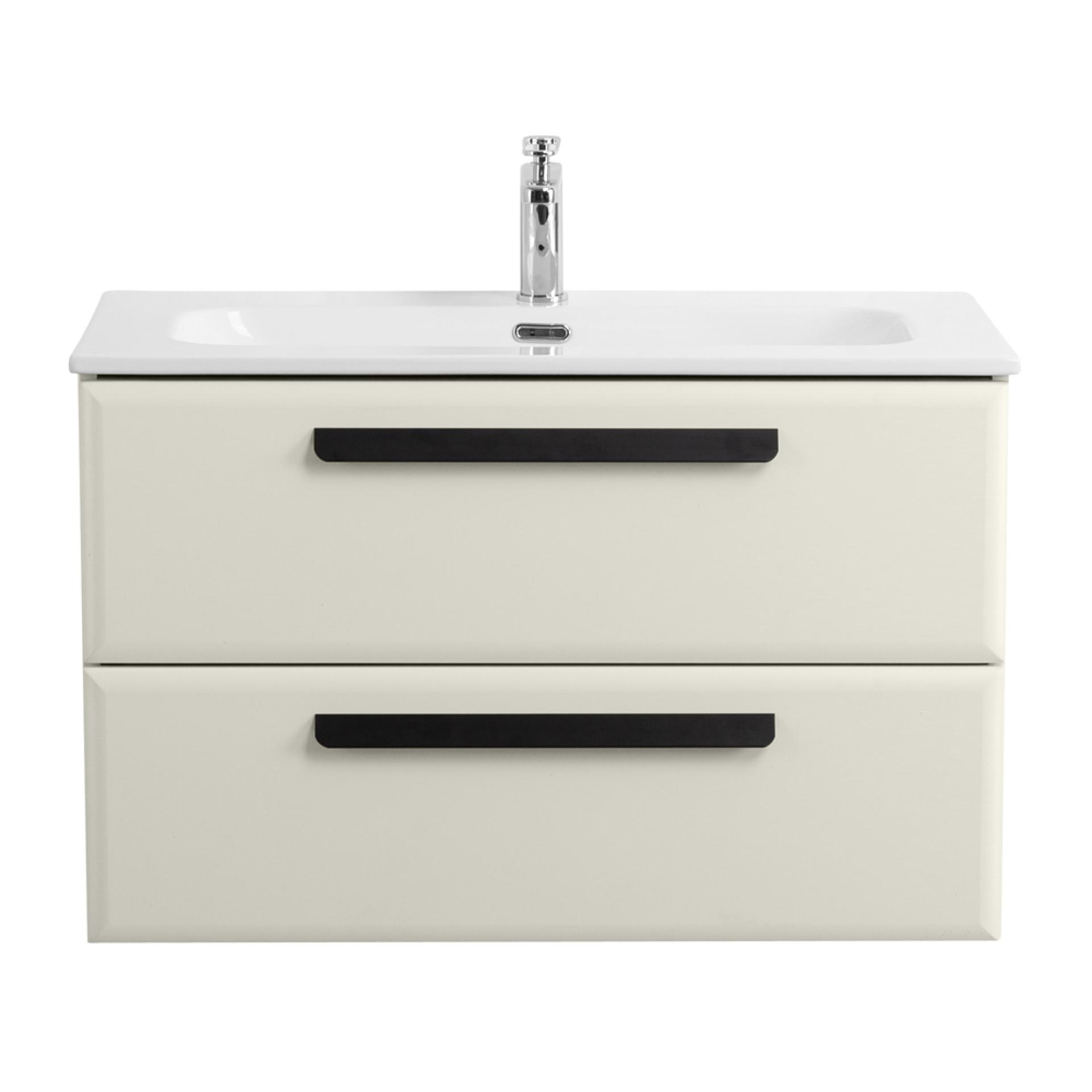 Тумба под раковину Cezares Eco-cer-n 80 ECO-CER-N-800-2C-SO-AS-P альпака брашированная