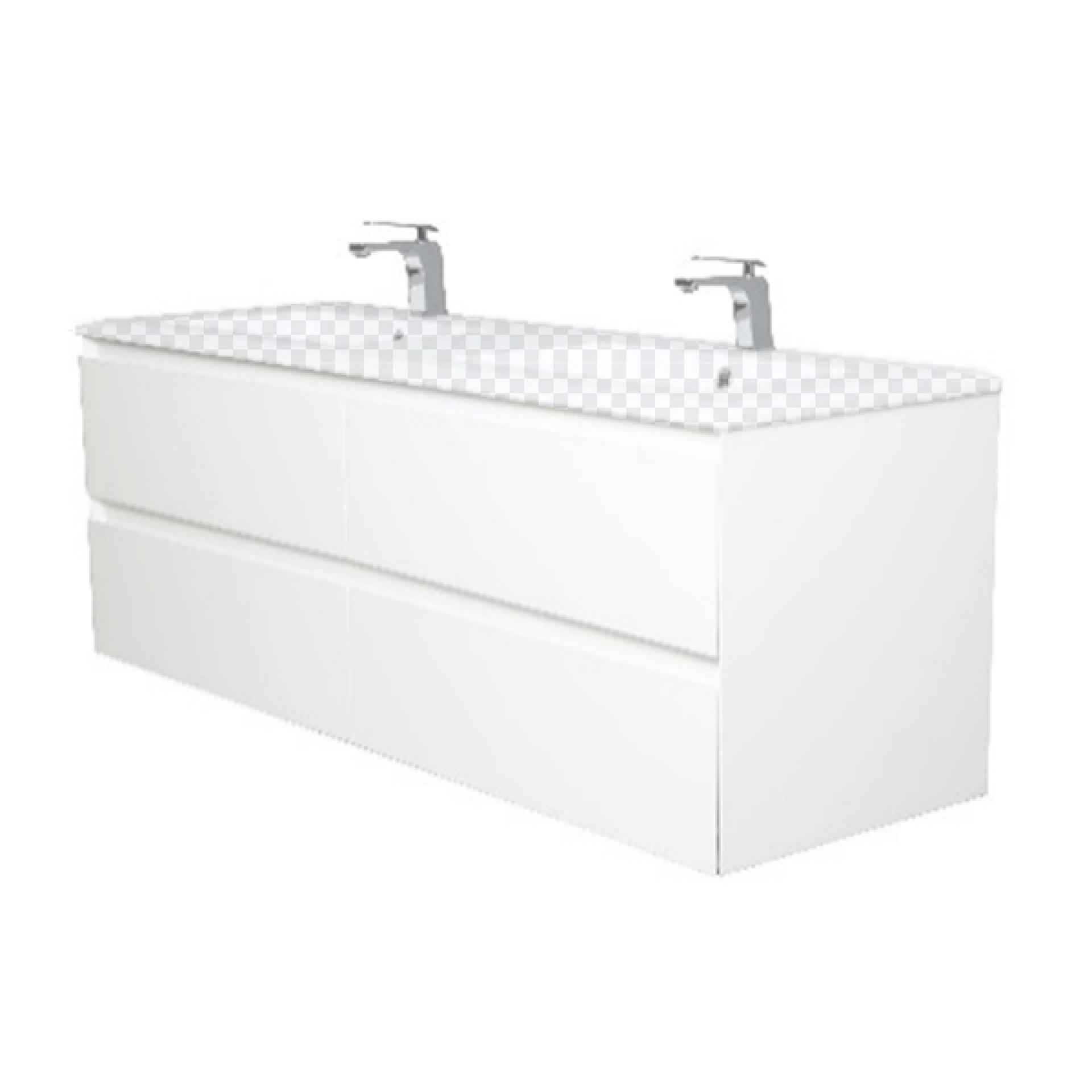 Тумба для комплекта BelBagno Z-1400-2C-SO-2-BO bianco opaco