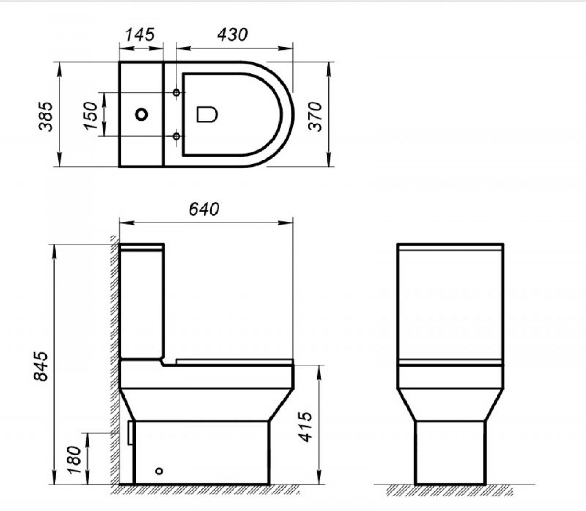 Бачок для унитаза BelBagno Norma BB339T подвод снизу бачка