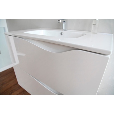 Тумба для комплекта BelBagno Clima BB1000JH1C/BL-BB13100L bianco lucido