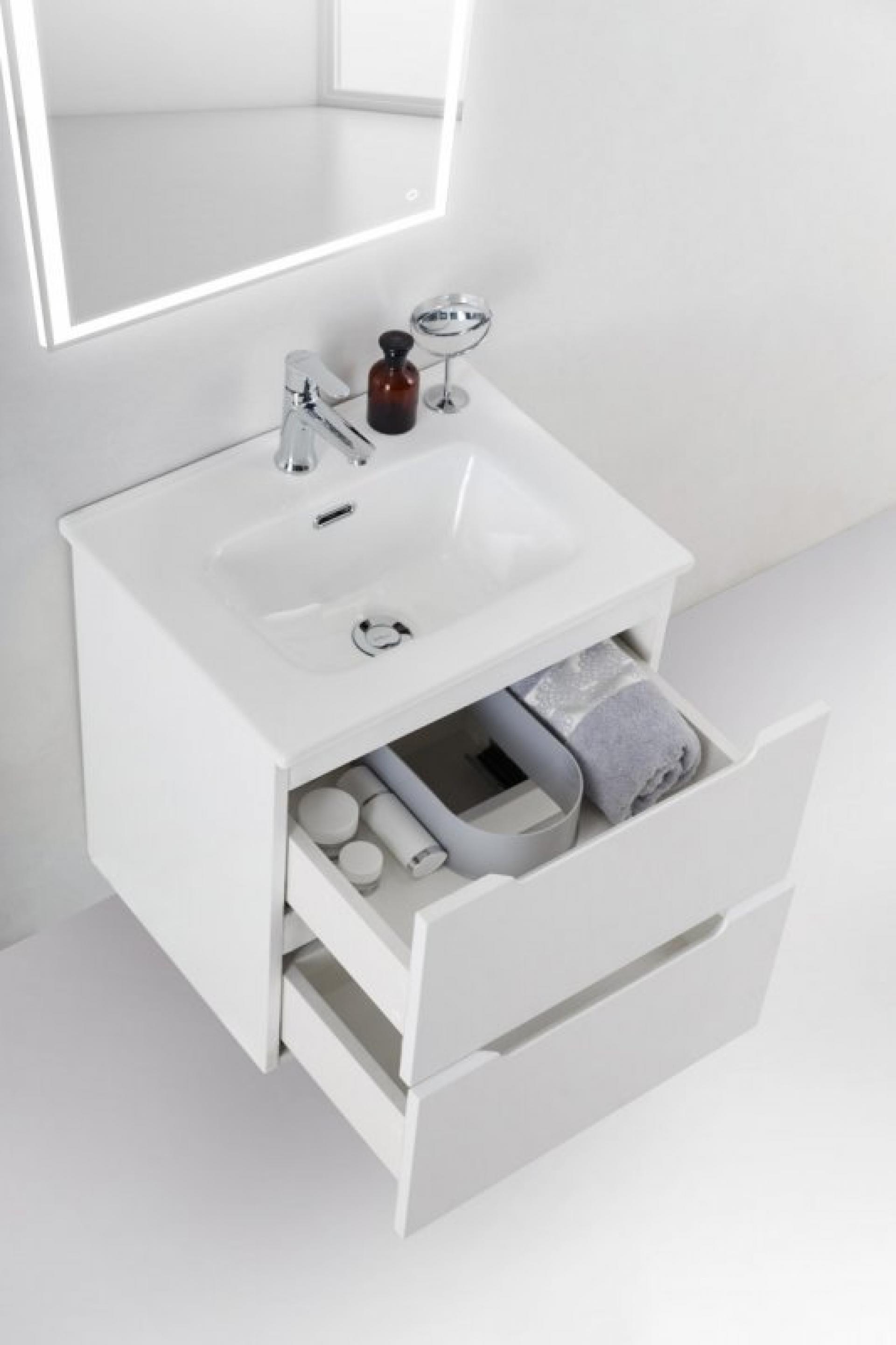 Тумба для комплекта BelBagno ETNA39-600/390-2C-SO-BL-P bianco lucido