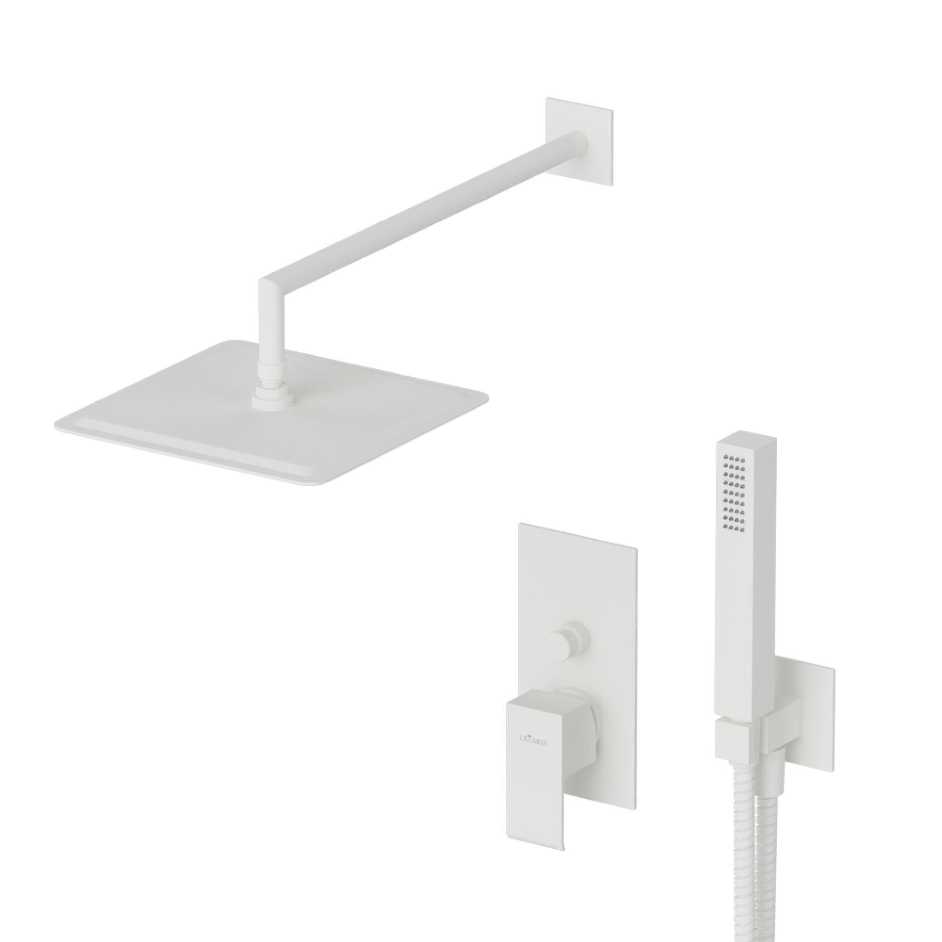 Душевая система Cezares Porta PORTA-DSIPQ-30-BIO белый матовый