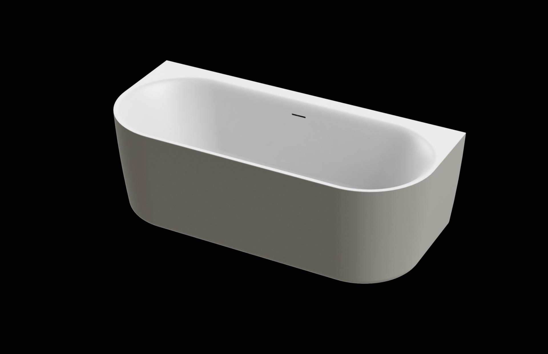 Акриловая ванна Cezares Metauro 180х80 METAURO-INT-Wall-180-80-60-G-W-MATT серый матовый