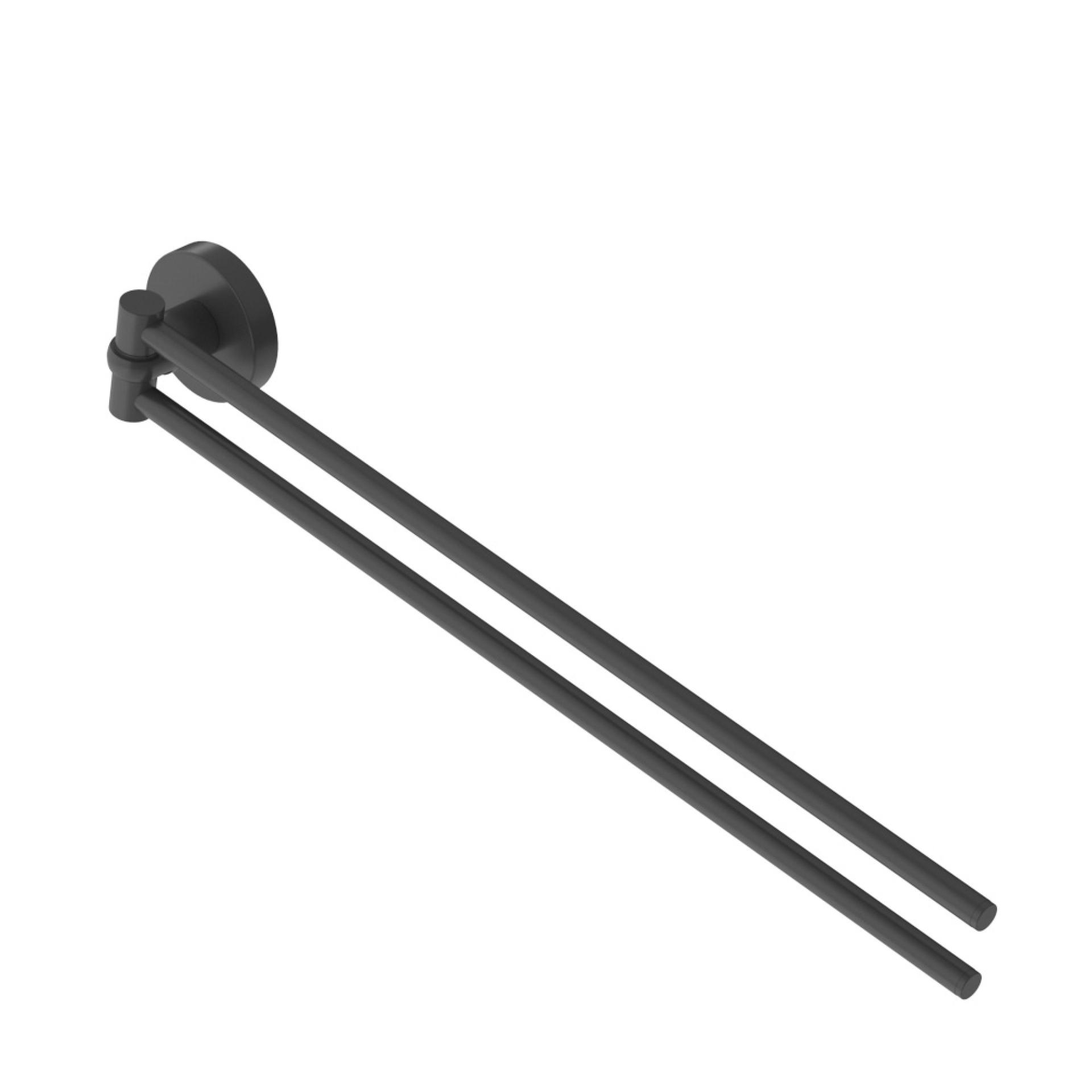 Полотенцедержатель двойной Cezares Relax RELAX-THD-S-NOP черный матовый