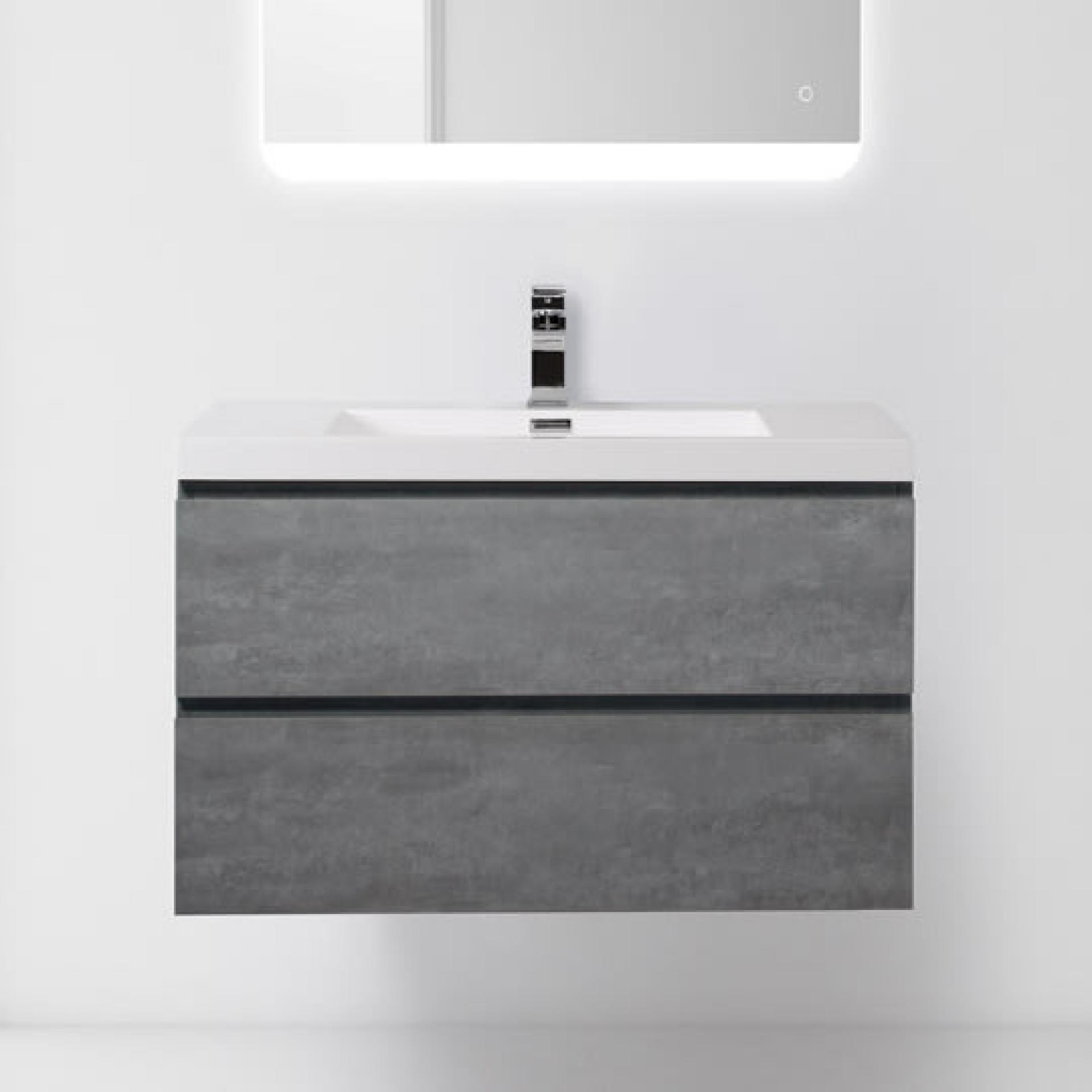 Тумба для комплекта BelBagno LUCE-900-2C-SO-SCM stucco cemento