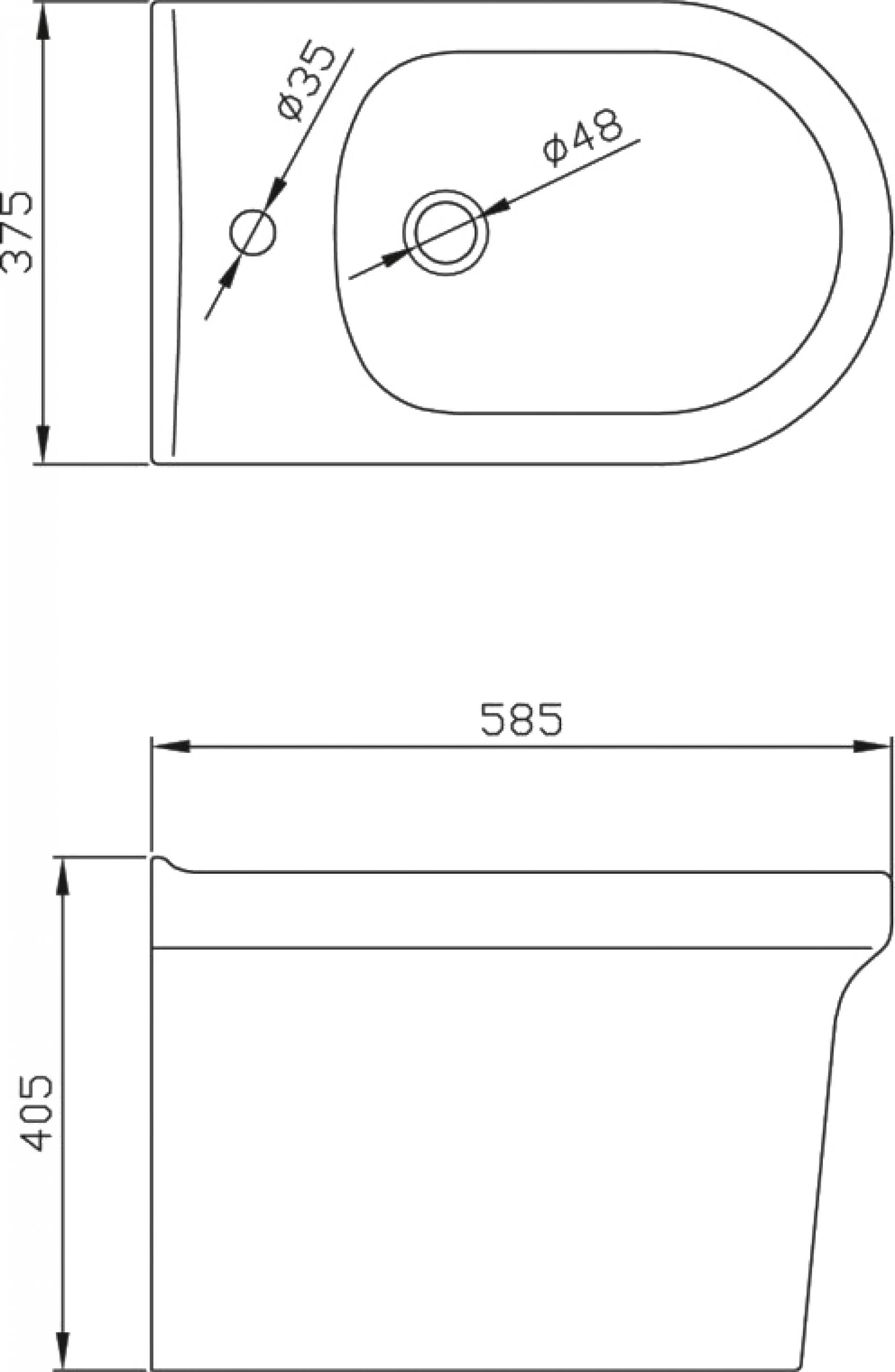 Биде напольное BelBagno Vella BB829B