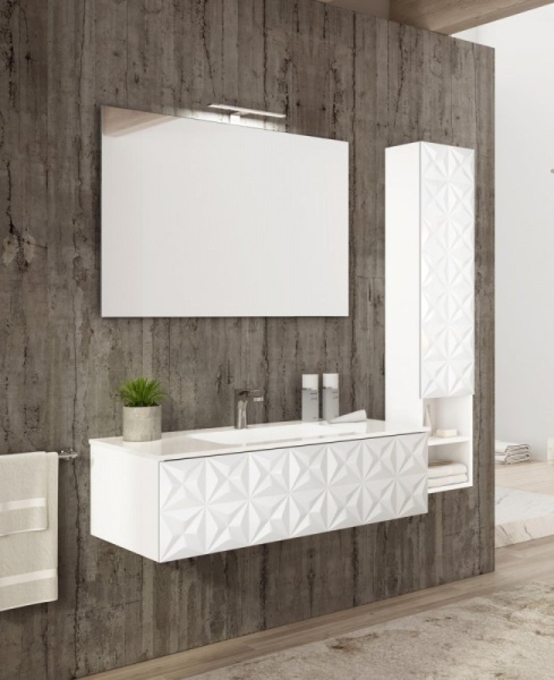 Шкаф Cezares Lecce LC/BS1051T.6 bianco laccato opaco