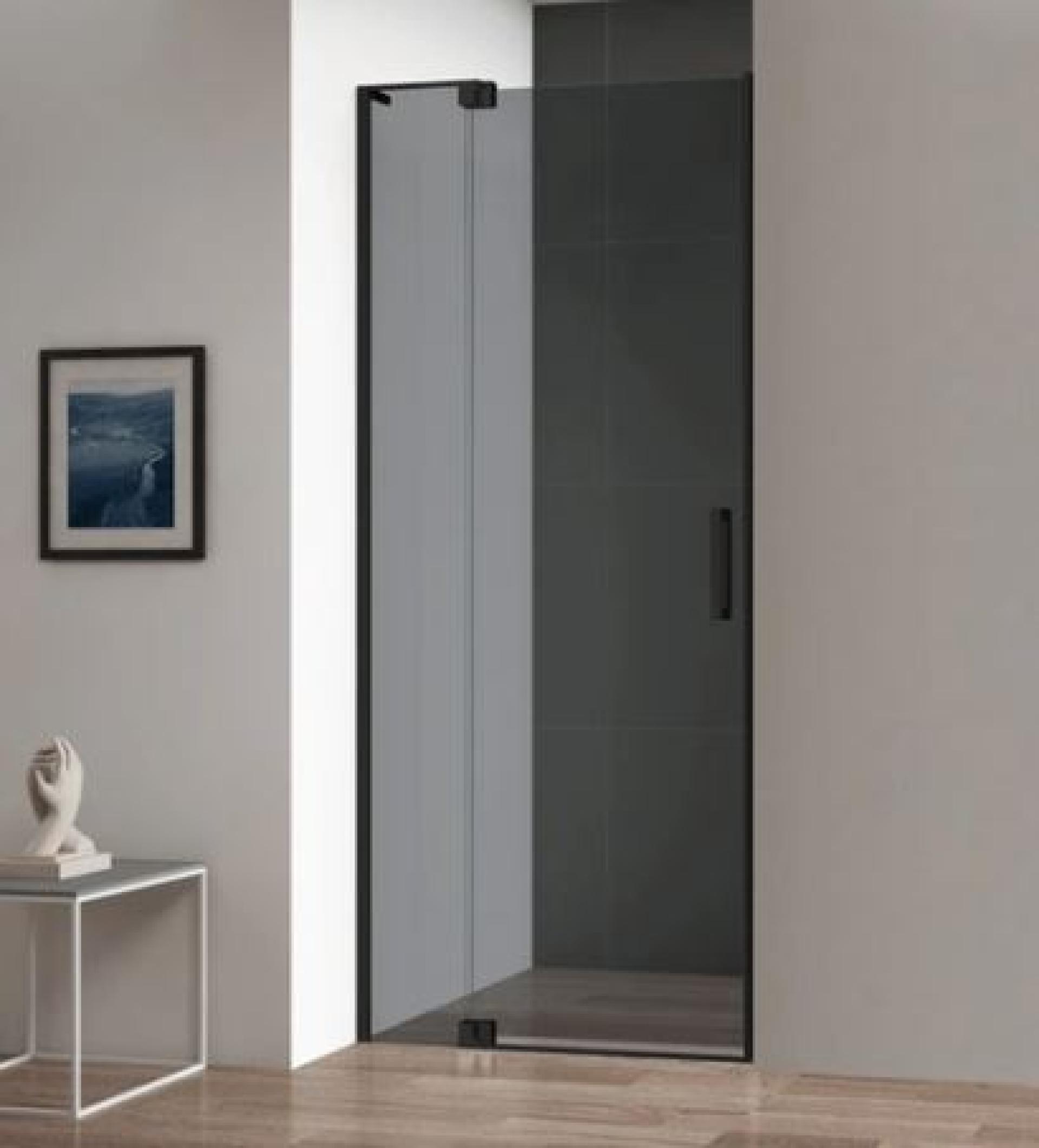 Дверное полотно Cezares Slider 100 SLIDER-100/110-GL-FIX/DOR-BR стекло тонированное