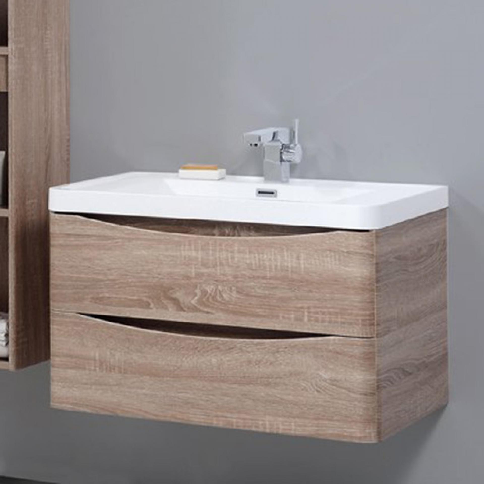 Тумба для комплекта BelBagno ANCONA-N-800-2C-SO-WO rovere bianco