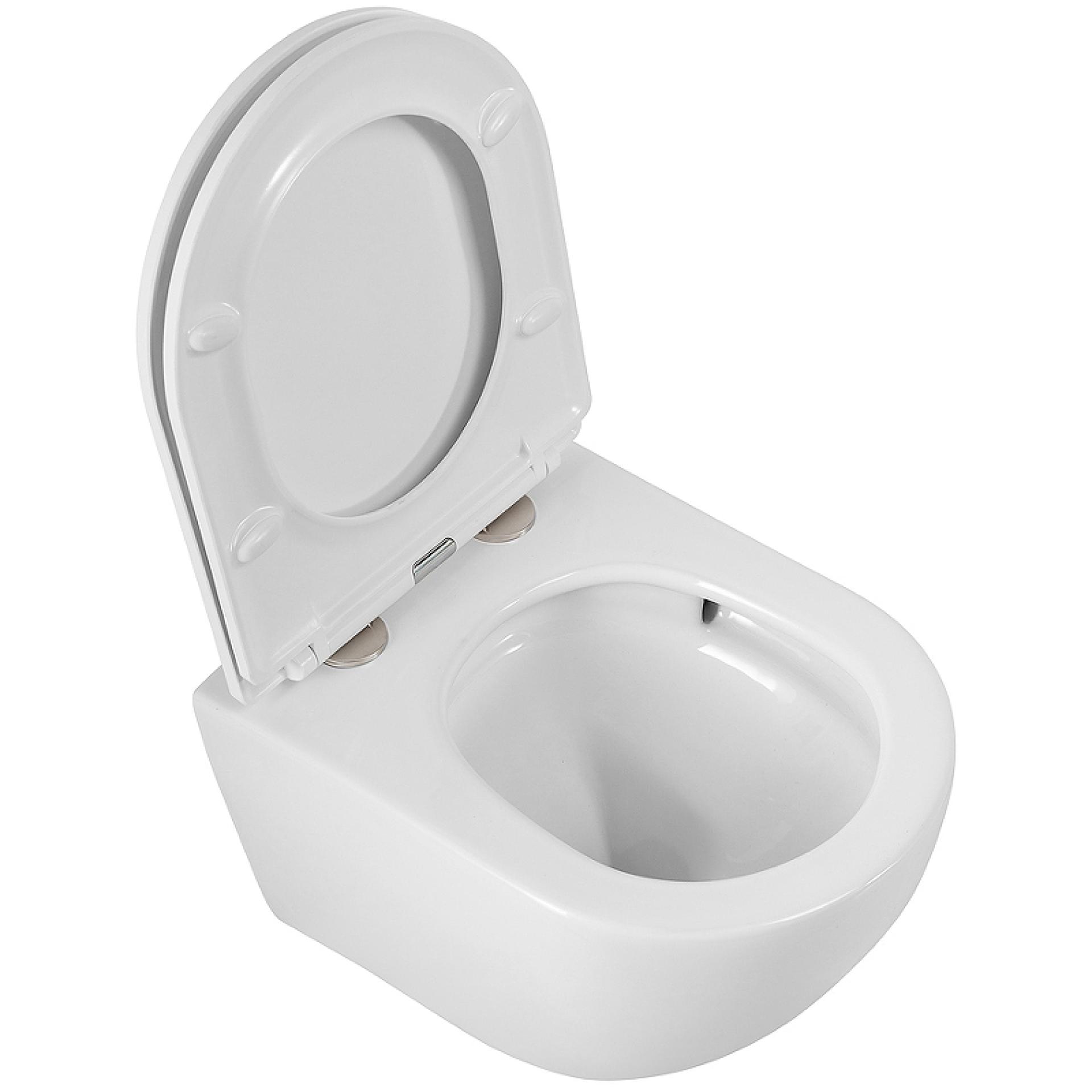 Унитаз подвесной Cezares Relax CZR-38088-49-TH-TOR/SC белый, сиденье микролифт