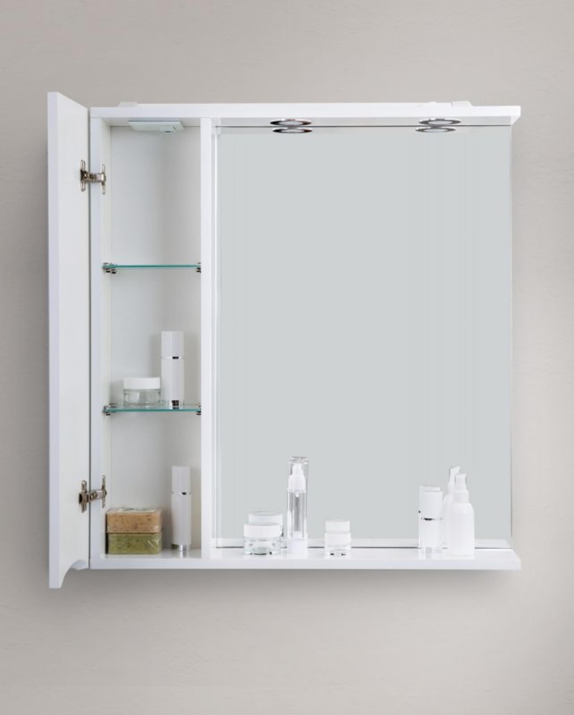 Зеркало-шкаф 70 см BelBagno MARINO-SPC-700/750-1A-BL-P-R