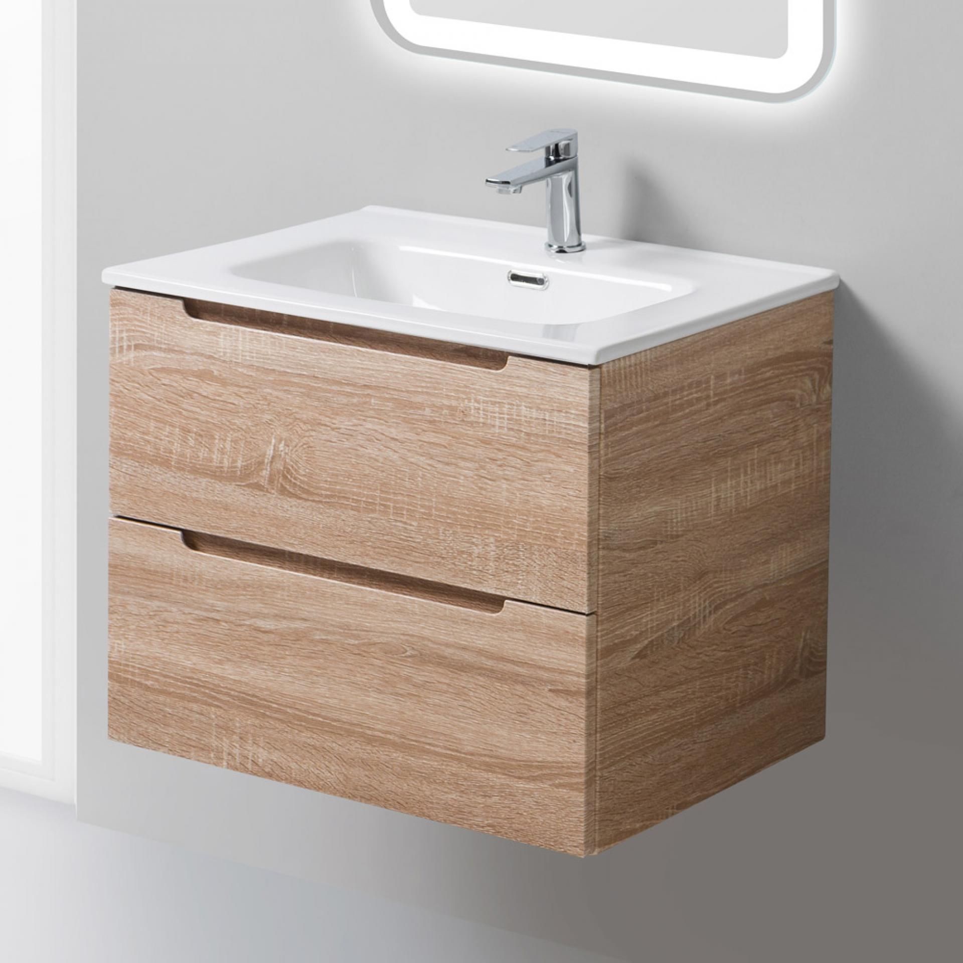 Тумба для комплекта BelBagno ETNA-600-2C-SO-WO-P rovere bianco