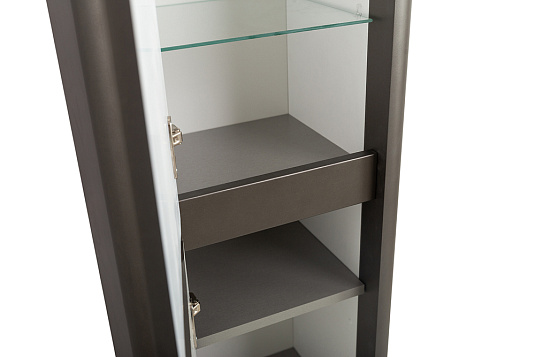 Шкаф-пенал Cezares Relax 40 RELAX-1500-2A-SO-GM оружейная сталь