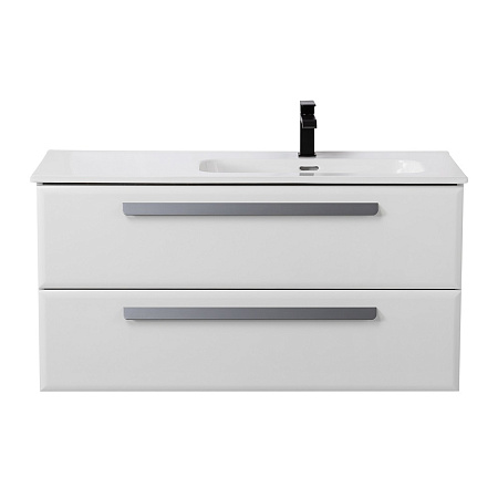 Тумба под раковину Cezares Eco-cer-n 100 ECO-CER-N-1000-2C-SO-BL-R Bianco Lucido