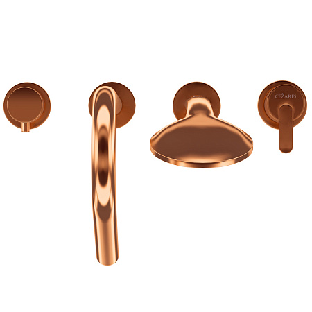 Смеситель на борт ванны Cezares Leaf LEAF-BVDM4-SS sunset