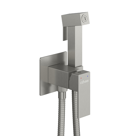 Гигиенический душ Cezares Slider SLIDER-DIF-IN со смесителем, сатин