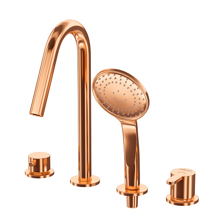 Смеситель на борт ванны Cezares Leaf LEAF-BVDM4-SS sunset