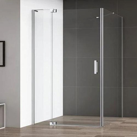 Дверное полотно Cezares Bellagio 120 BELLAGIO-120-GL-FIX/DOR-C стекло прозрачное