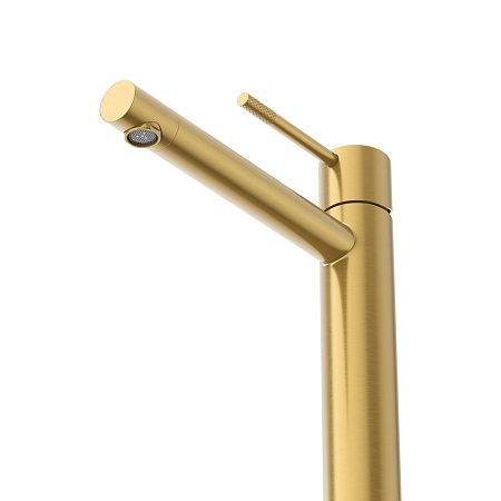 Смеситель для раковины Cezares Relax RELAX-LC2-BORO-W0 брашированное золото