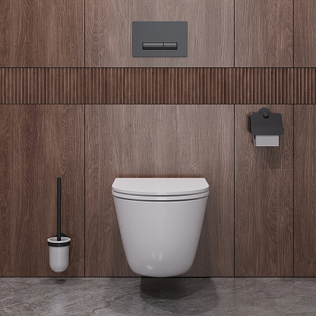 Унитаз подвесной Cezares Relax CZR-38088-49-TH-TOR/SC белый, сиденье микролифт
