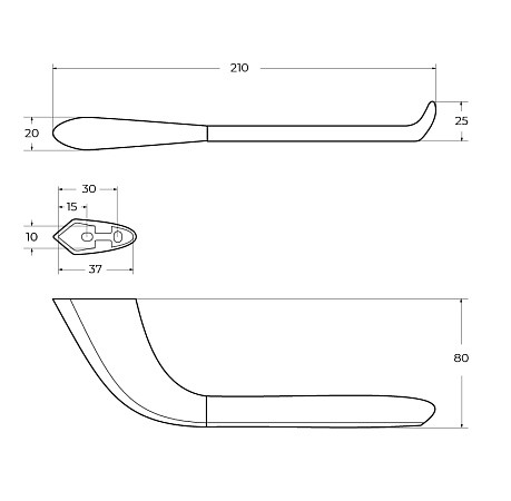 Держатель туалетной бумаги Cezares Liner LINER-PH-01 хром