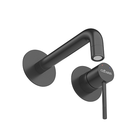 Смеситель для раковины Cezares Relax RELAX-BLI2-1-NOP-W0 черный матовый