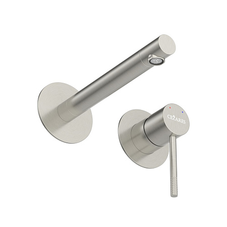 Смеситель для раковины Cezares Relax RELAX-BLI2-2-IN-W0 сатин