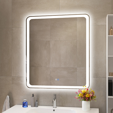 Зеркало Cezares 70х80 CZR-SPC-MC-700-800-RGB-TCH с подсветкой