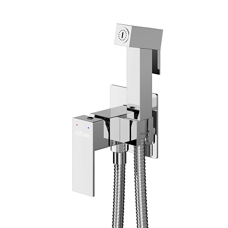 Гигиенический душ Cezares Slider SLIDER-DIF-01 со смесителем, хром