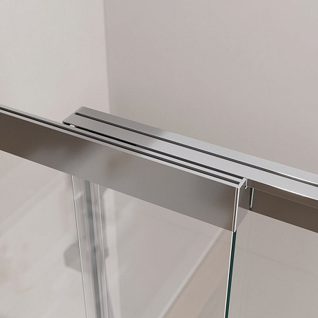 Шторка на ванну Cezares Slider SLIDER-FIX-VF-11-90/150-C-Cr профиль хром, стекло прозрачное